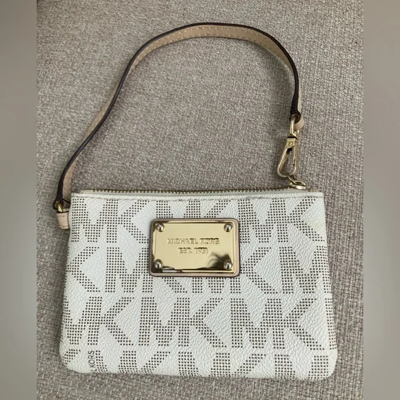 Michel Kors Logo Wristlet - Picture 1 of 5